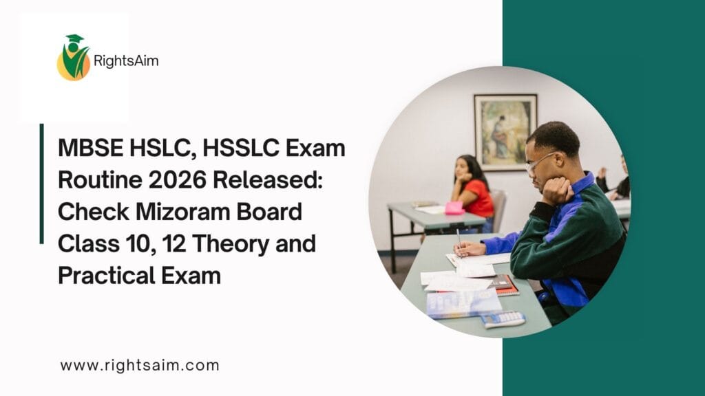 MBSE HSLC, HSSLC Exam Routine 2026