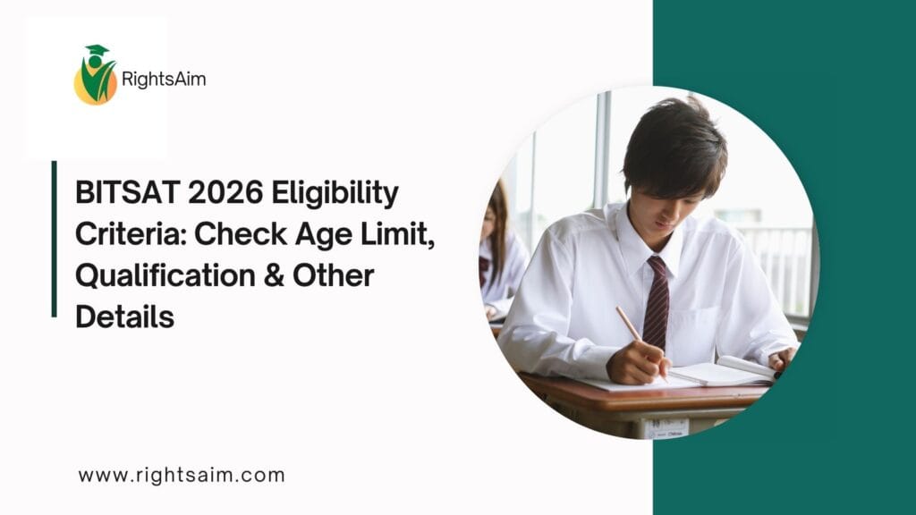 BITSAT 2026 Eligibility Criteria