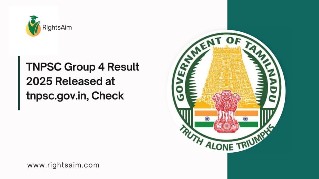 TNPSC Group 4 Result 2025