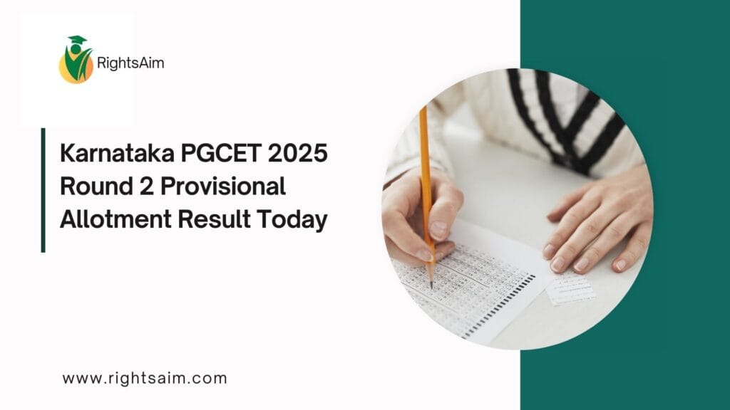 Karnataka PGCET 2025 Round 2 Provisional Allotment Result