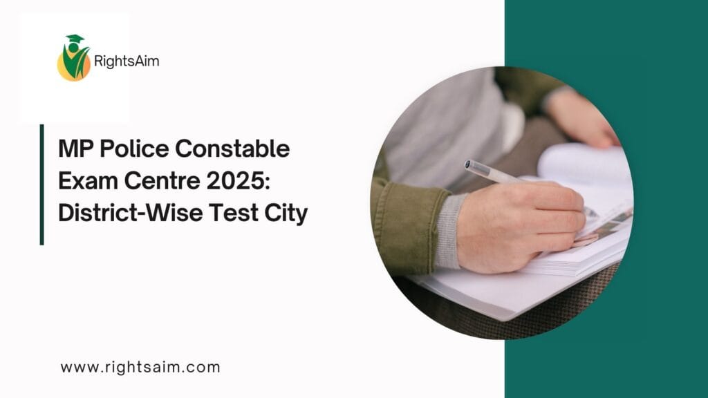 MP Police Constable Exam Centre 2025