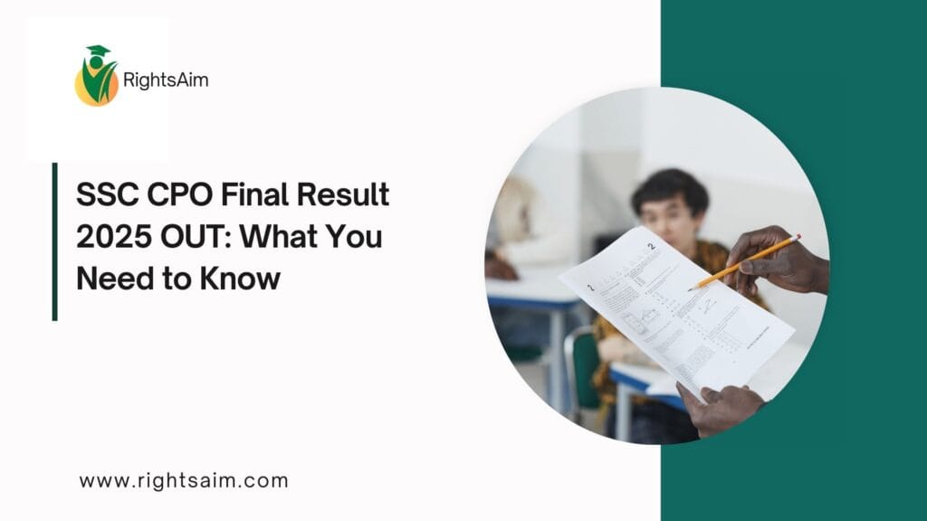 SSC CPO Final Result 2025