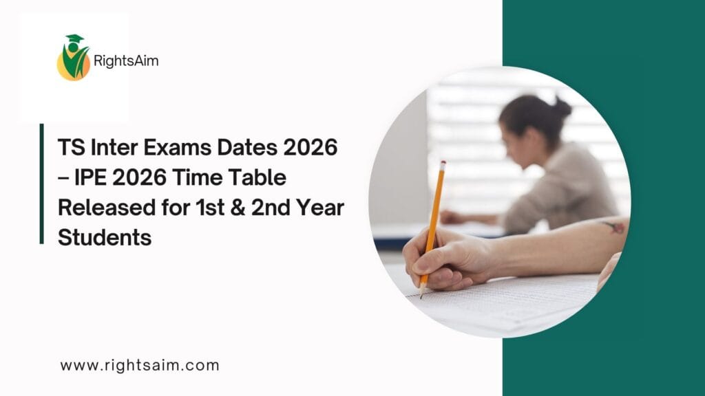 TS Inter Exams Dates 2026