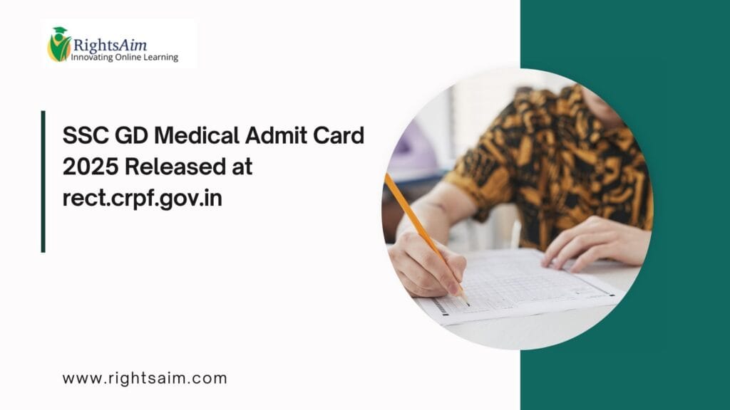 SSC GD Medical Admit Card 2025