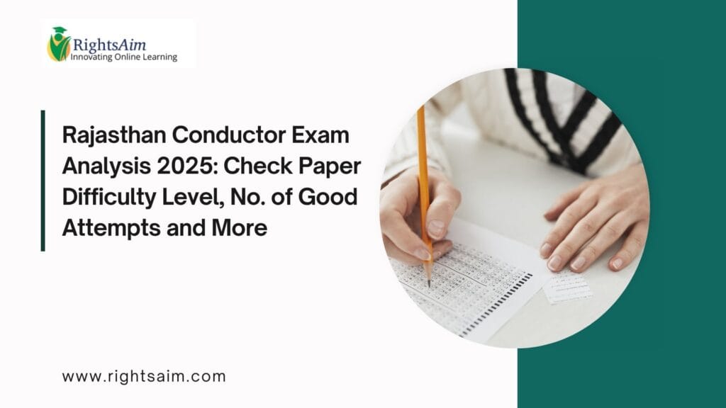 Rajasthan Conductor Exam Analysis 2025