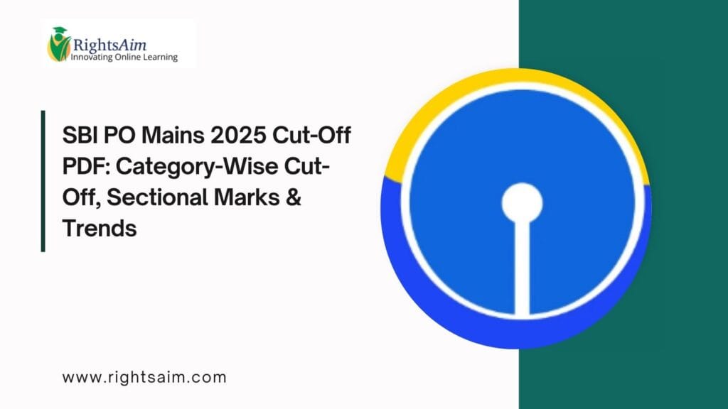 SBI PO Mains 2025 Cut-Off PDF