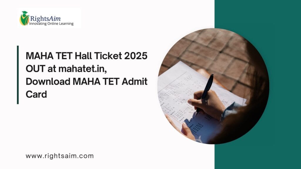 MAHA TET Hall Ticket 2025