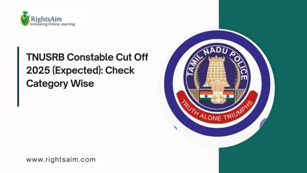 TNUSRB Constable Cut Off 2025
