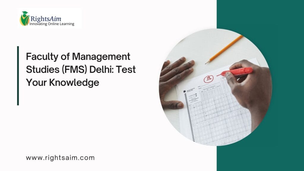 Faculty of Management Studies (FMS) Delhi