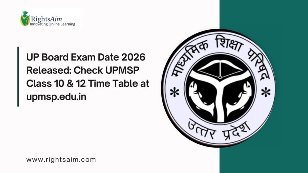 UP Board Exam Date 2026