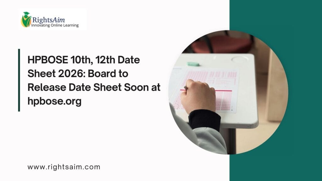 HPBOSE 10th, 12th Date Sheet 2026
