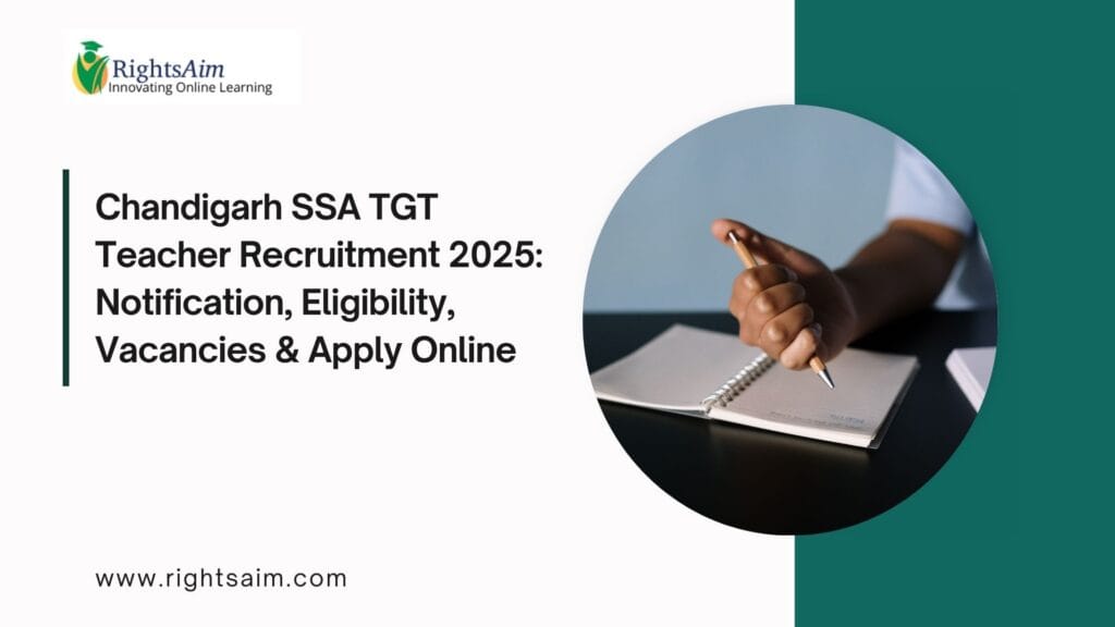 Chandigarh SSA TGT Teacher Recruitment 2025