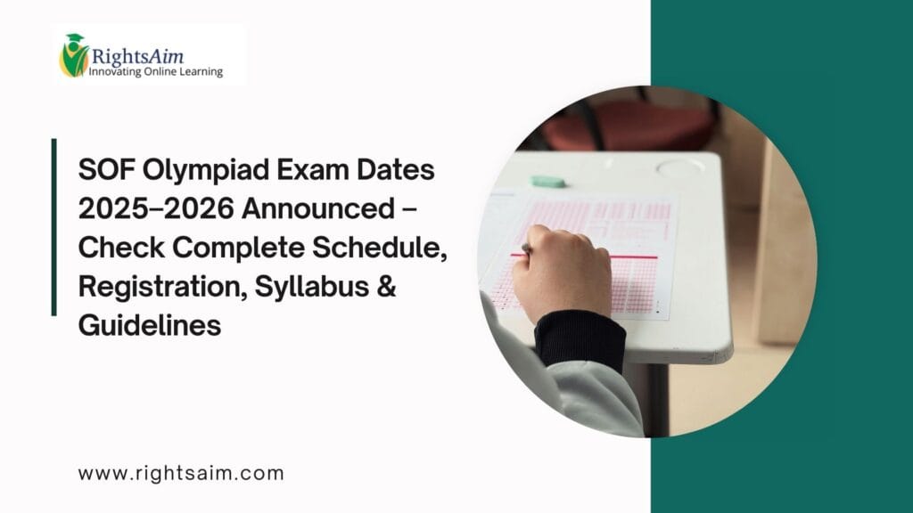 SOF Olympiad Exam Dates 2025–2026