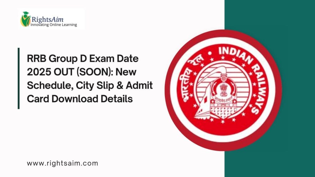 RRB Group D Exam Date 2025