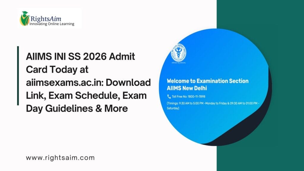 AIIMS INI SS 2026 Admit Card