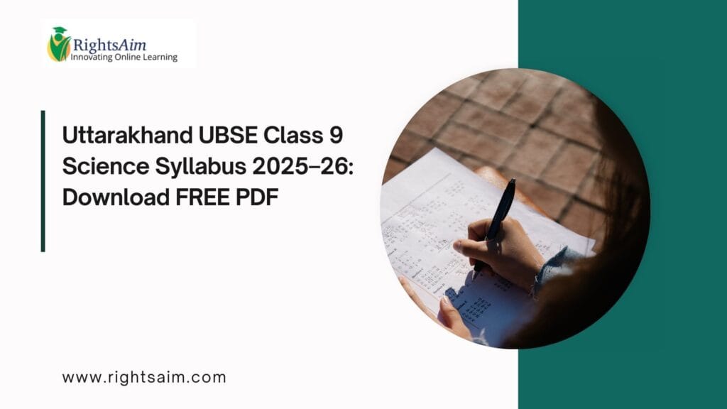 Uttarakhand UBSE Class 9 Science Syllabus 2025–26