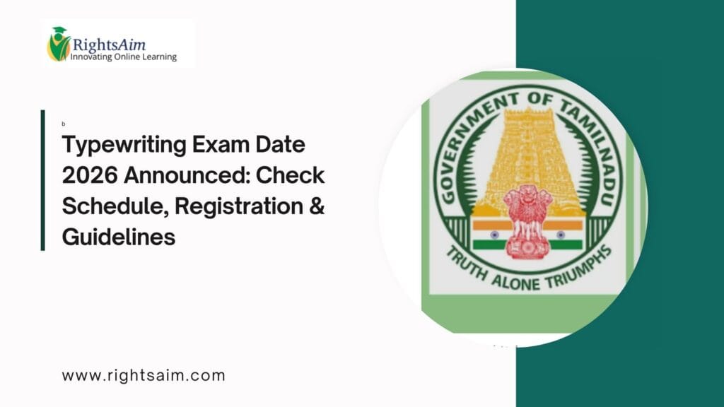 Type Writing Exam Date 2026