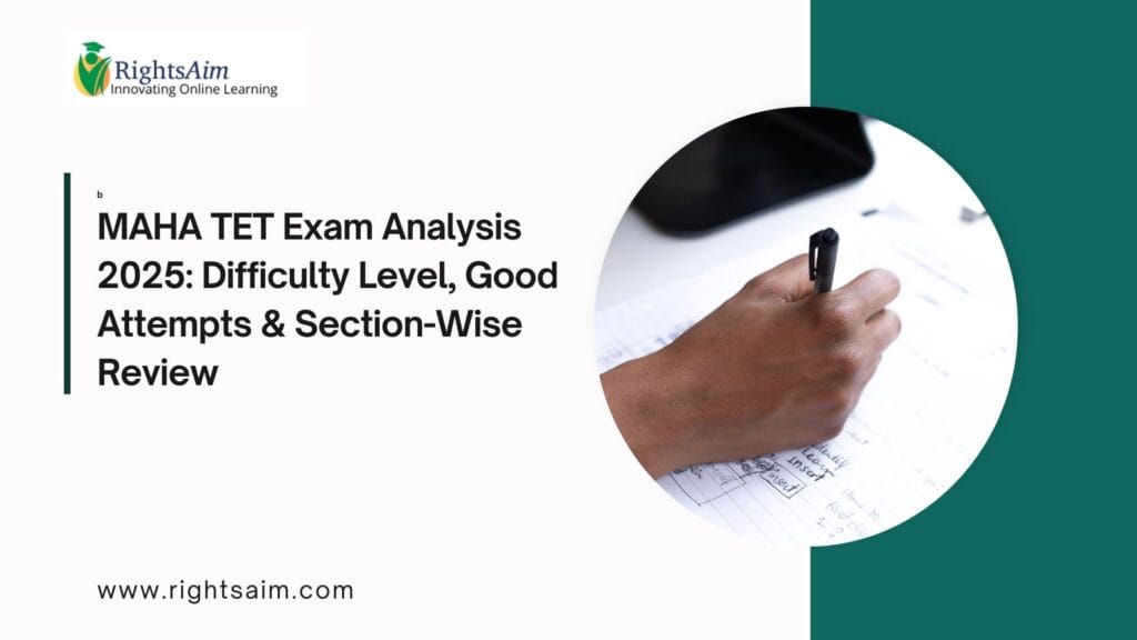 MAHA TET Exam Analysis 2025