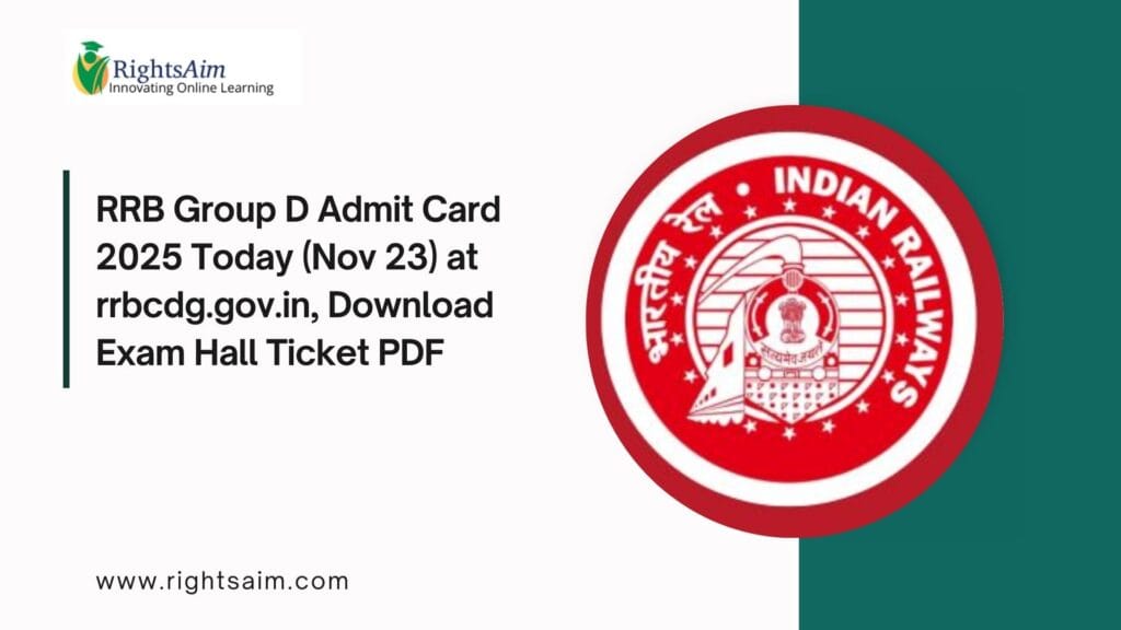 RRB Group D Admit Card 2025