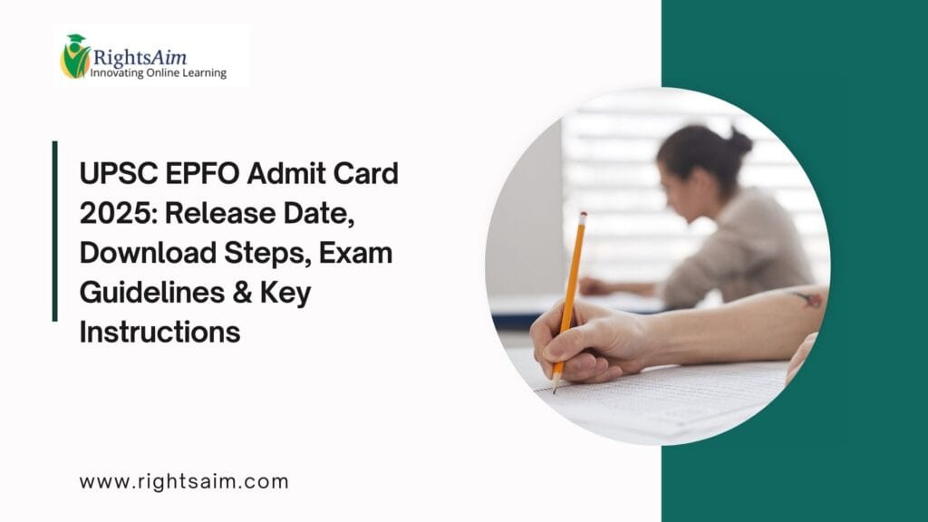 UPSC EPFO Admit Card 2025