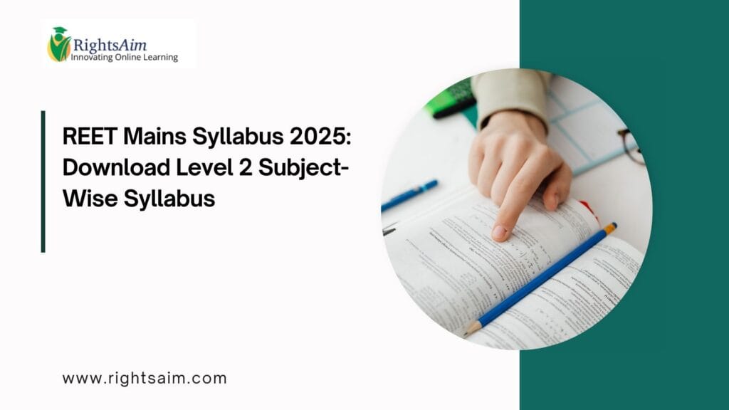 REET Mains Syllabus 2025