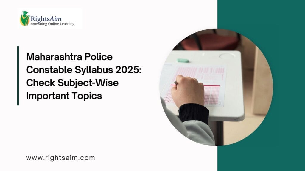 Maharashtra Police Constable Syllabus 2025