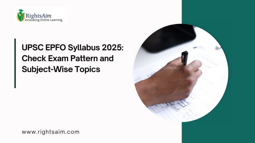 UPSC EPFO Syllabus 2025