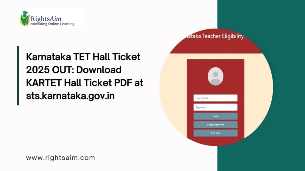 Karnataka TET Hall Ticket 2025