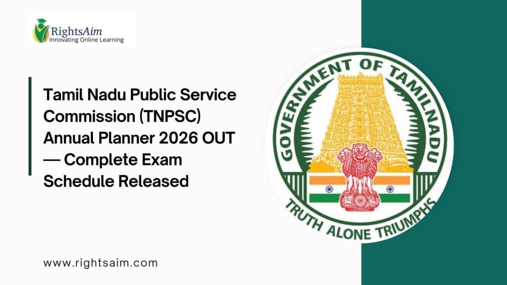 TNPSC Annual Planner 2026