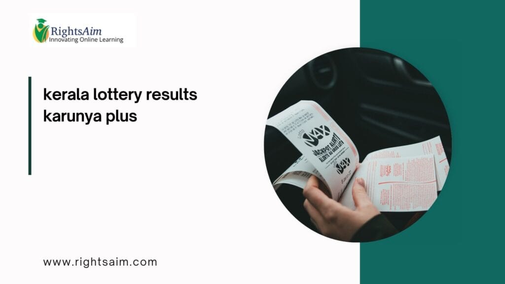 kerala lottery results karunya plus