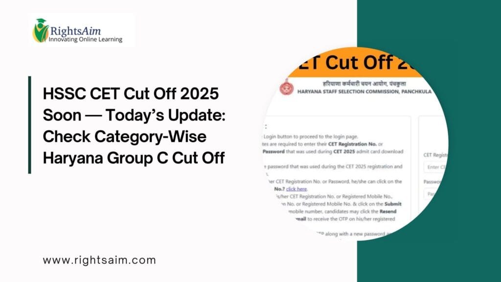 HSSC CET Cut Off 2025