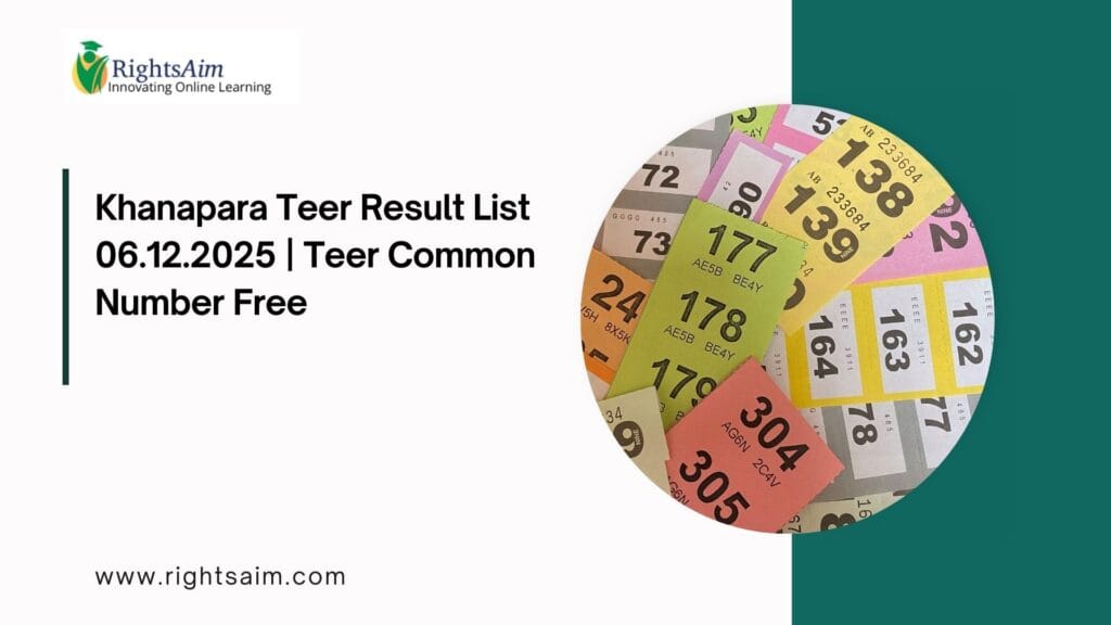 Khanapara Teer Result List 06.12.2025 | Teer Common Number Free
