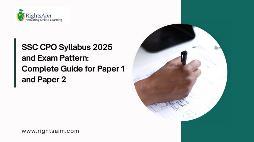 SSC CPO Syllabus 2025 and Exam Pattern