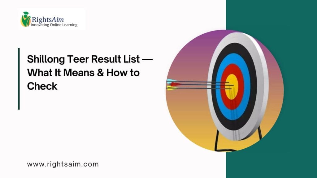 Shillong Teer Result List