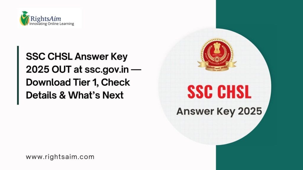 SSC CHSL Answer Key 2025