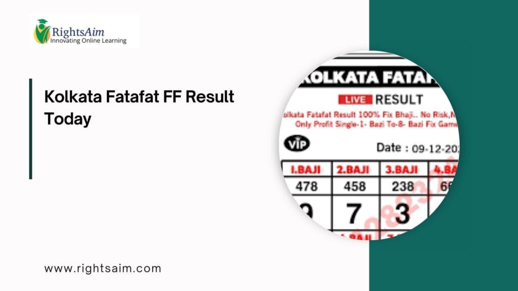 Kolkata Fatafat Result