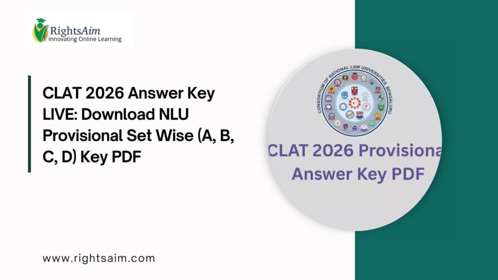 CLAT 2026 Answer Key LIVE