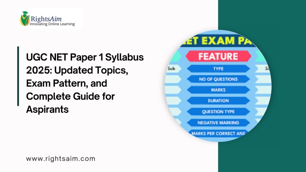UGC NET Paper 1 Syllabus 2025