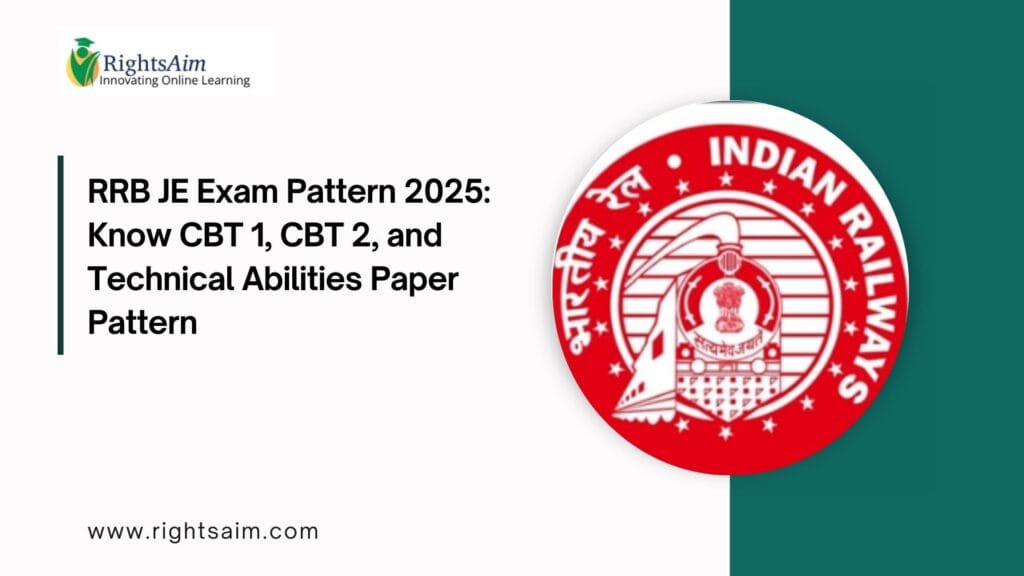 RRB JE Exam Pattern 2025