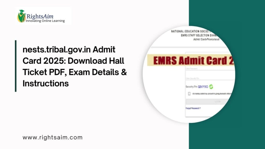 EMRS Admit Card 2025