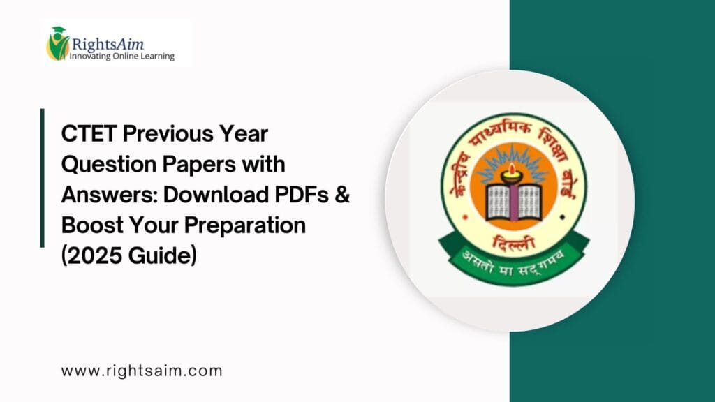 CTET Previous Year Question Papers with Answers