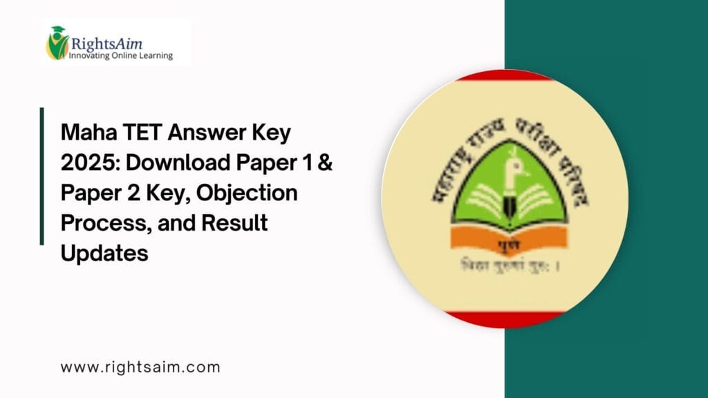 Maha TET Answer Key 2025