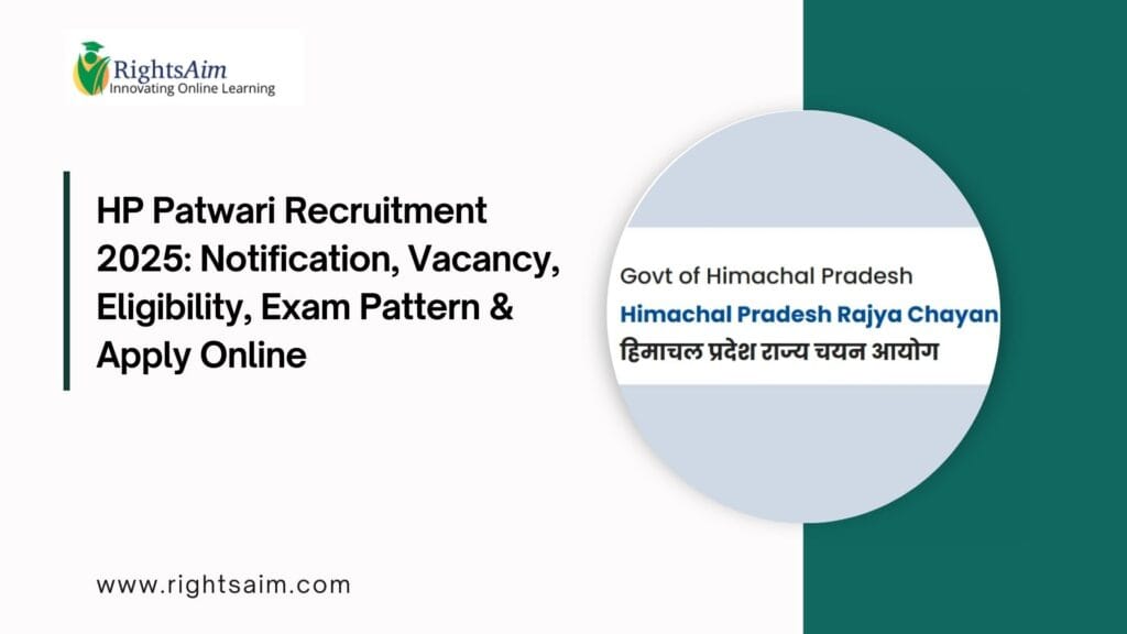 HP Patwari Recruitment 2025