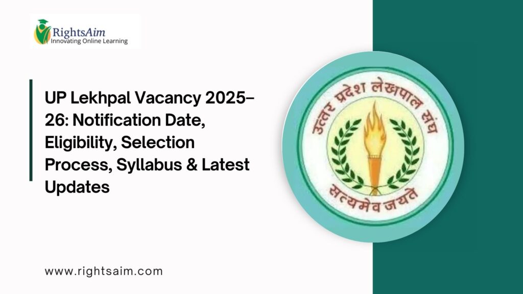 UP Lekhpal Vacancy 2025–26