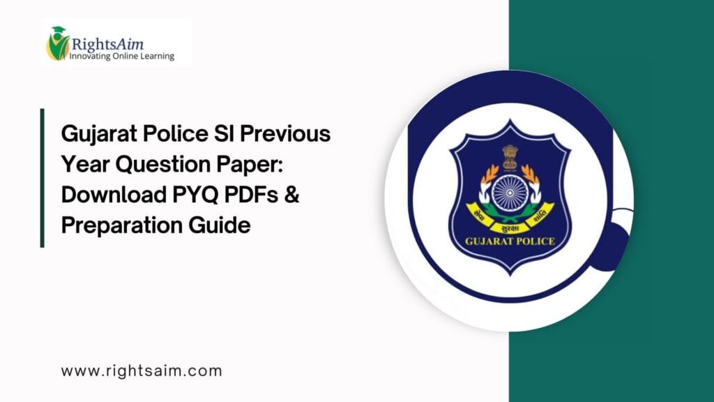Gujarat Police SI Previous Year Question Paper