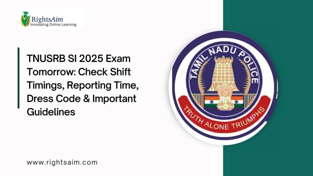 TNUSRB SI 2025 Exam