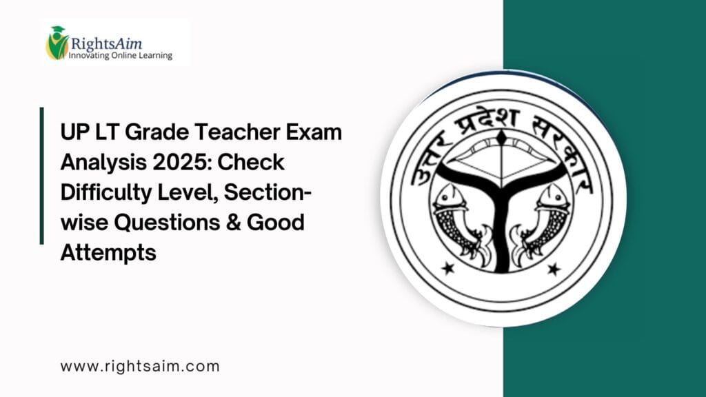UP LT Grade Teacher Exam Analysis 2025