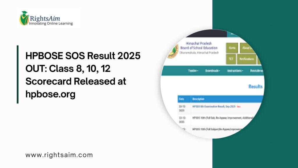 HPBOSE SOS Result 2025