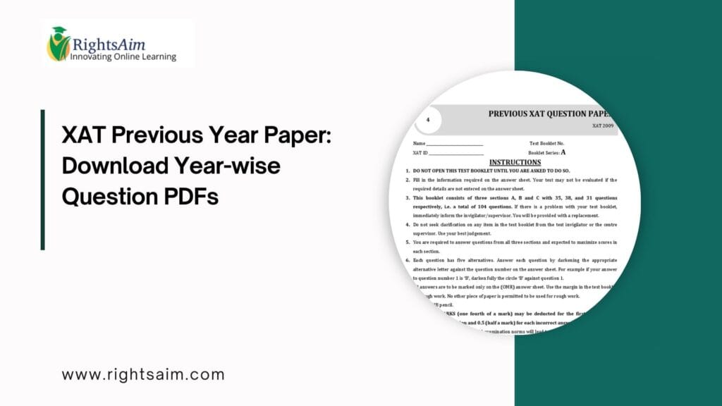 XAT Previous Year Paper: Download