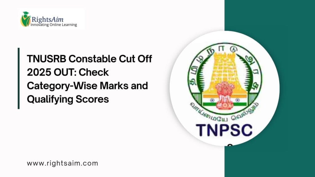 TNUSRB Constable Cut Off 2025